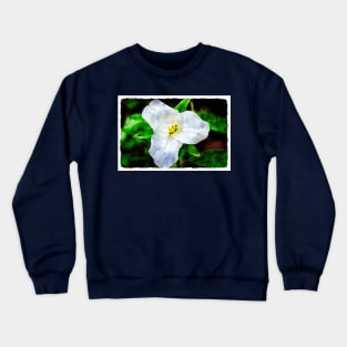 White Trillium 3 Crewneck Sweatshirt